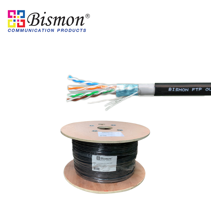 CAT6-FTP-600MHz-CABLE-DOUBLE-JACKET-OUTDOOR-ใช้ภายนอกอาคาร-305M-Reel